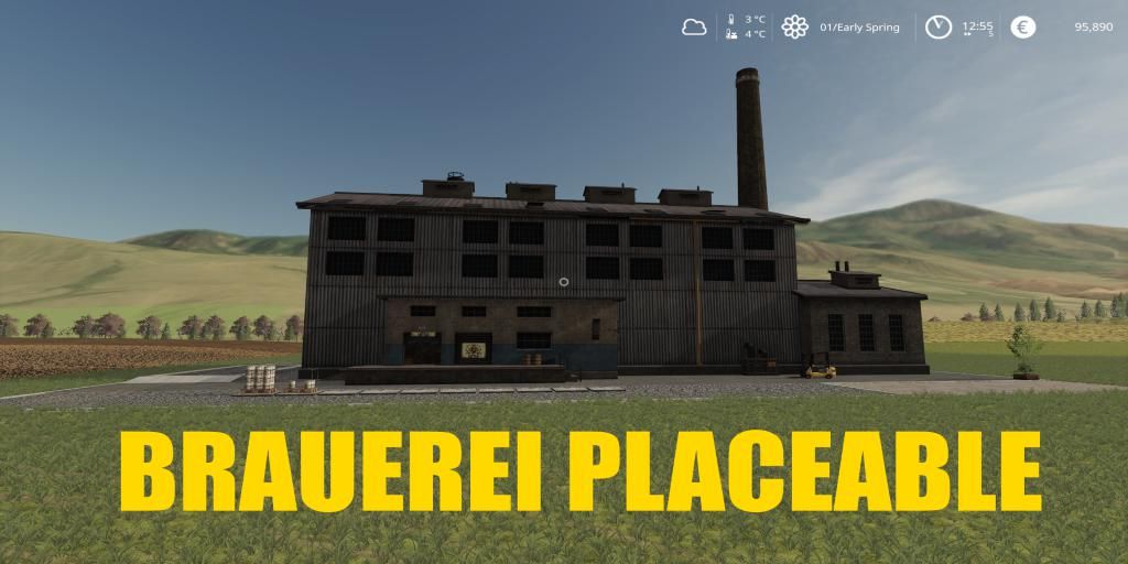 Brauerei Placeable V1.0.5 for Farming Simulator 2019