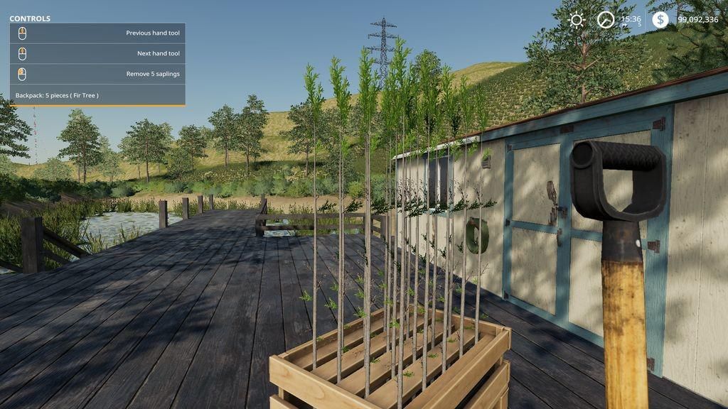 Hand Plant Saplings for Farming Simulator 2019