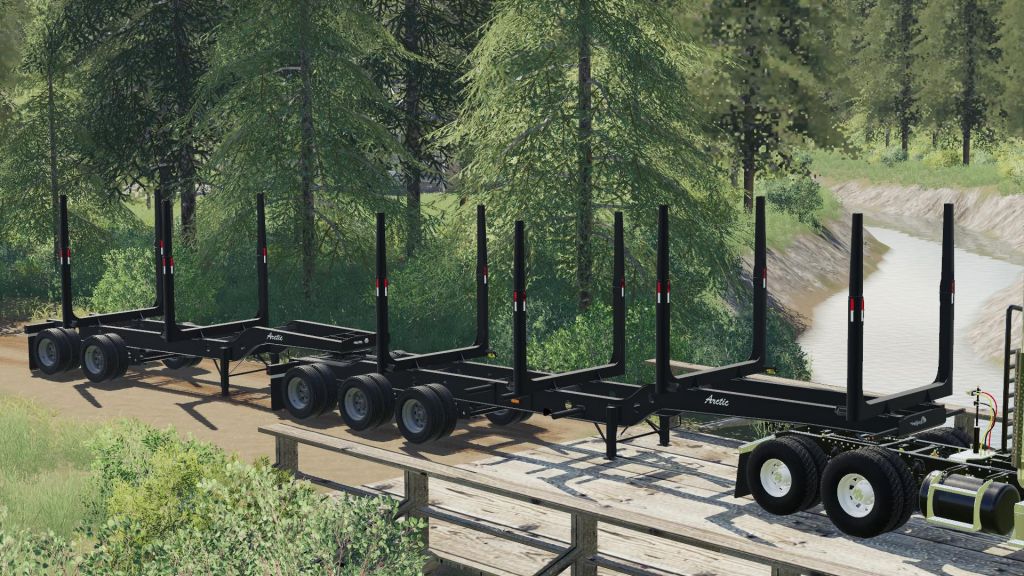 Arctic Log Trailers V2.0 for Farming Simulator 2019