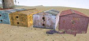 MudRunner Material Mod: Objects Metal garages V1 (Image #2)