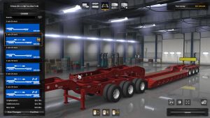 ATS Trailer Mod: SCS Lowboy Ownable 1.35.x (Image #2)