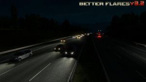 ETS2 Mod: Better Flares Adapted V3.2 (Image #2)