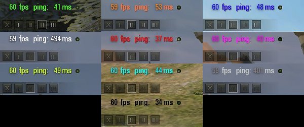 Hawg’s Fps & Ping Colors Mod [1.6.1.2] 3