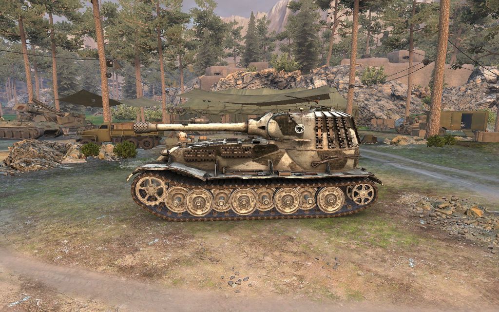 Vk7201 Gun And Turret On Pzkpfwvii [1.4.0.0] for World of Tanks
