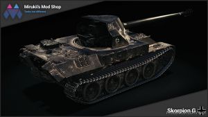 Mirukii’s Skorpion G Black Remodel [1.6.0.0] for World of Tanks
