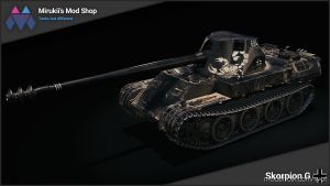 WoT Mod: Mirukii’s Skorpion G Black Remodel 1.6.0.0 (Image #2)