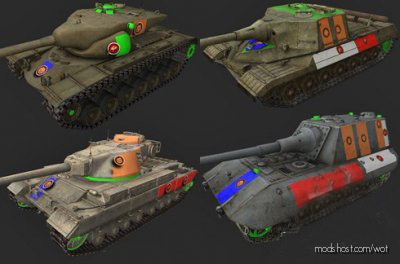 [9.20] New Colored Hit Zones for World of Tanks
