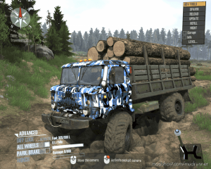 MudRunner Truck Mod: Gaz 66 Army Skin + Better Statistic (Image #2)