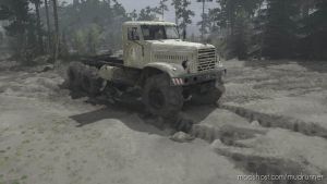 MudRunner Textures Mod: Texture For Kraz 255 “Khaki” V1.1 (Image #4)