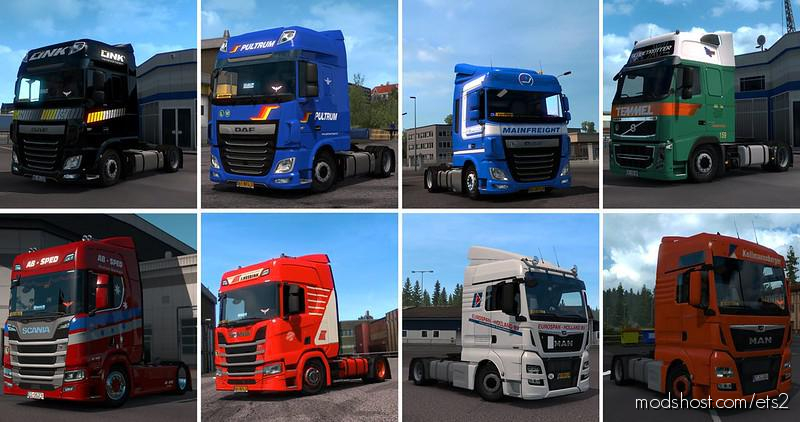 ETS2 Mod: Real Company Truck Skins V1.2 (Featured)