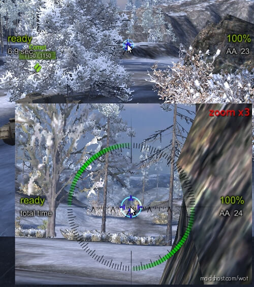 [0.9.20] Kodos Crosshair (Blue, Red, Green) for World of Tanks