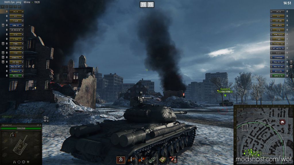 Modpack From Ndo [1.6.0.3] for World of Tanks