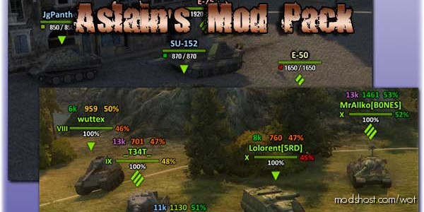 [0.9.20] Aslain’s Xvm Modpack for World of Tanks