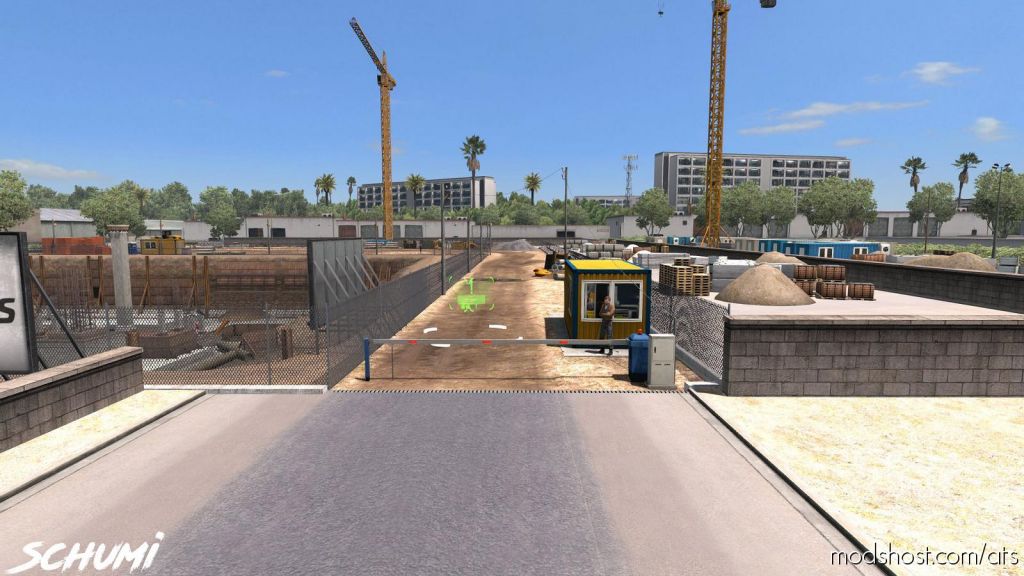 Animated Gates In Companies V1.1 for American Truck Simulator