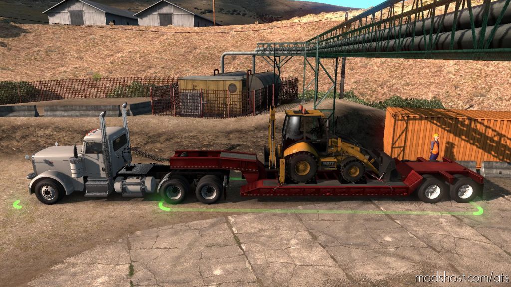 Low Boy Semi-Trailer In Ownership [1.35.X] for American Truck Simulator