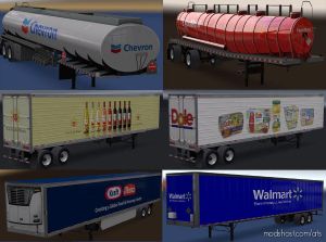 ATS Mod: Real Companies & Trailers Pack V1.7 (Image #2)