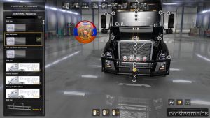 ATS Part Mod: Volvo VNL 2018 Truck Three New FrontGrill 1.34.X (Image #2)