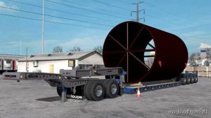 ATS Trailer Mod: Custom Deloupe Lowboy 1.34.X (Image #2)