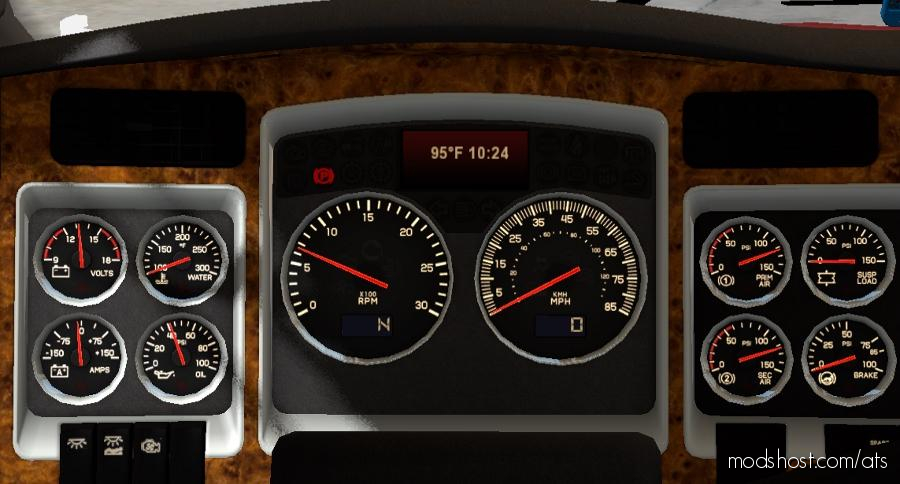 Gtm T800 & W900B Custom Dashboard Computers for American Truck Simulator