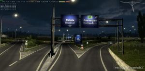 Rotterdam Brussel Highway + Calais Duisburg Road Interchange V2.3 for Euro Truck Simulator 2