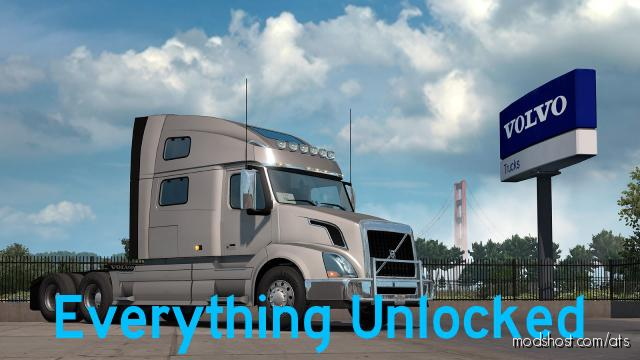 Everything Unlocked V1.1.1 [1.34.X] for American Truck Simulator
