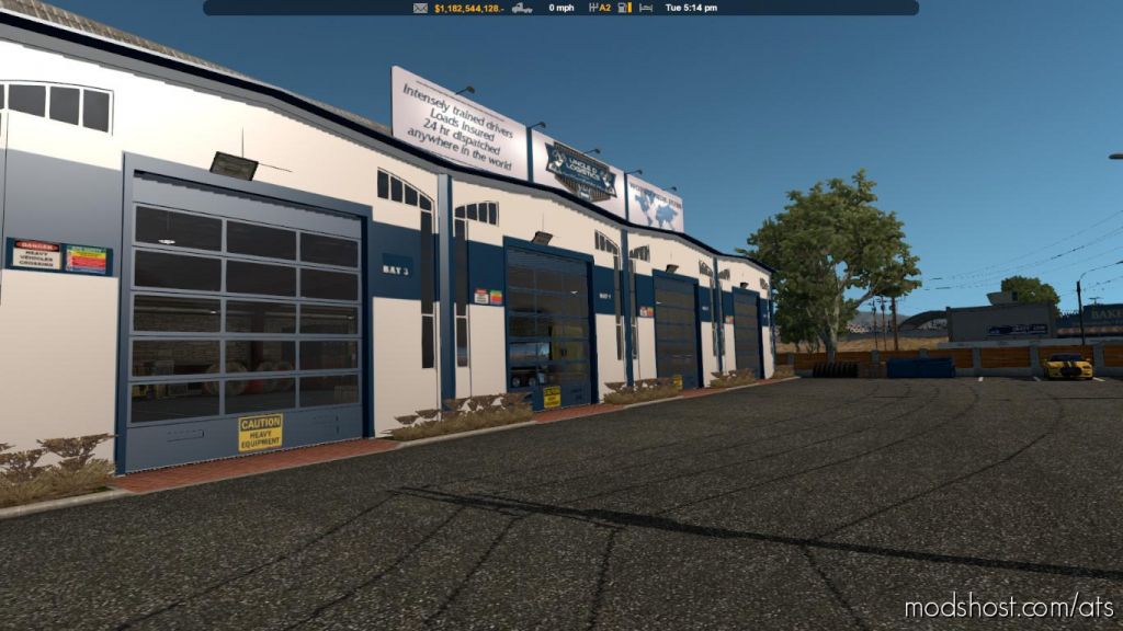 Uncle D Logistics Vtc Garage Skin [1.33.X] for American Truck Simulator
