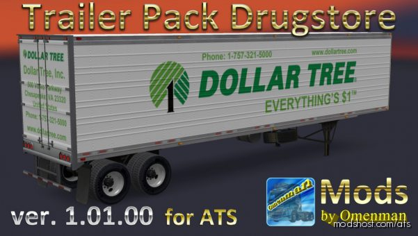 Trailer Pack Drugstore V1.01.00 for American Truck Simulator