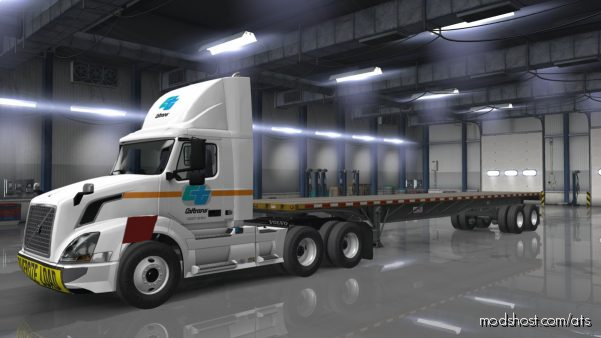 Caltrans Truck And Trailer Skin for American Truck Simulator