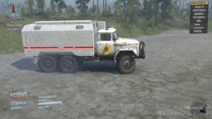 MudRunner Mod: Zil-131 “Emercom Of Russia” Truck (Image #2)