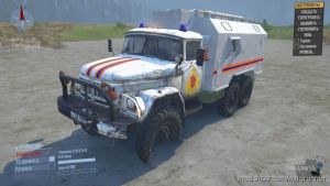 MudRunner Mod: Zil-131 “Emercom Of Russia” Truck (Image #4)