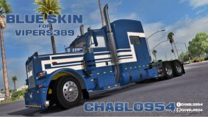 Blue Skin For Vipers 389 for American Truck Simulator