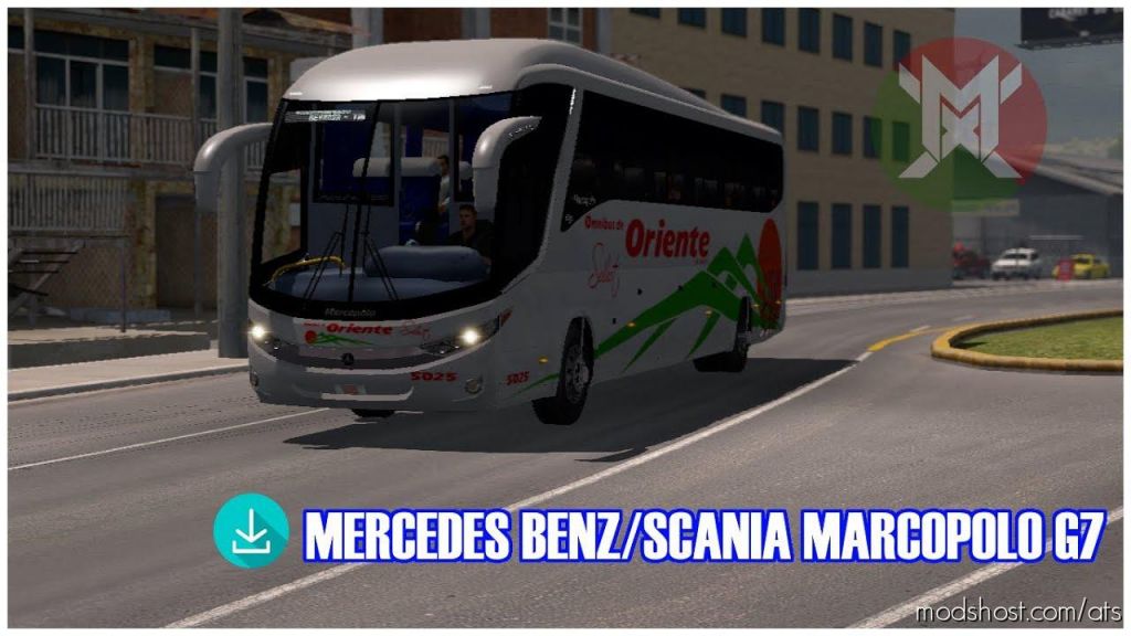 Mercedes Benz/Scania Marcopolo G7 1.34.X for American Truck Simulator