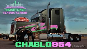 Miami Nights Freightliner Classic Xl Skin for American Truck Simulator