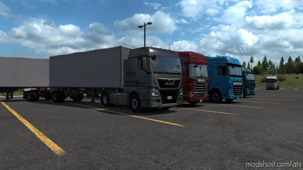 Ets2 Trucks For Ats 1.35 for American Truck Simulator
