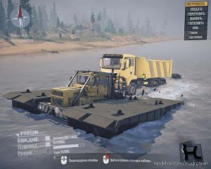 MudRunner Vehicle Mod: Pmm Kirovets (Ferry Bridge Machine) (Image #3)