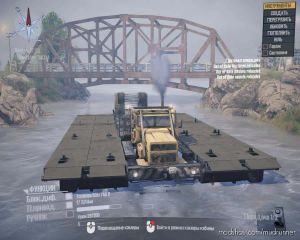 MudRunner Vehicle Mod: Pmm Kirovets (Ferry Bridge Machine) (Image #4)