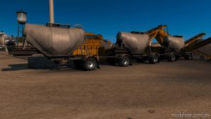 Cement Triple Hopper Mp-Sp Multiplayer Truckersmp for American Truck Simulator