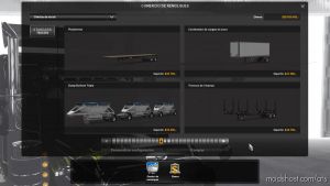 ATS Trailer Mod: Dump Bottom Triple Mp-Sp Truckersmp Multiplayer 1.34.X (Image #3)