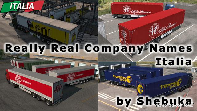 Real Company Names – Italia for Euro Truck Simulator 2