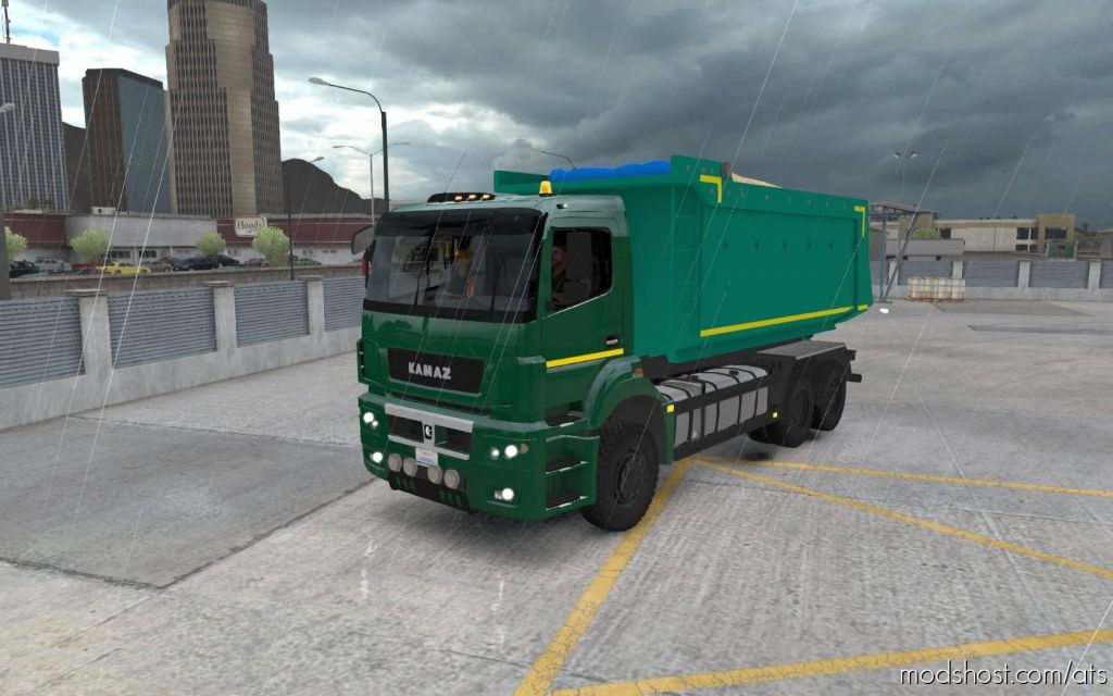 Kamaz 5490 65206 6580 For Ats (Dump + Bdf Trailer) for American Truck Simulator