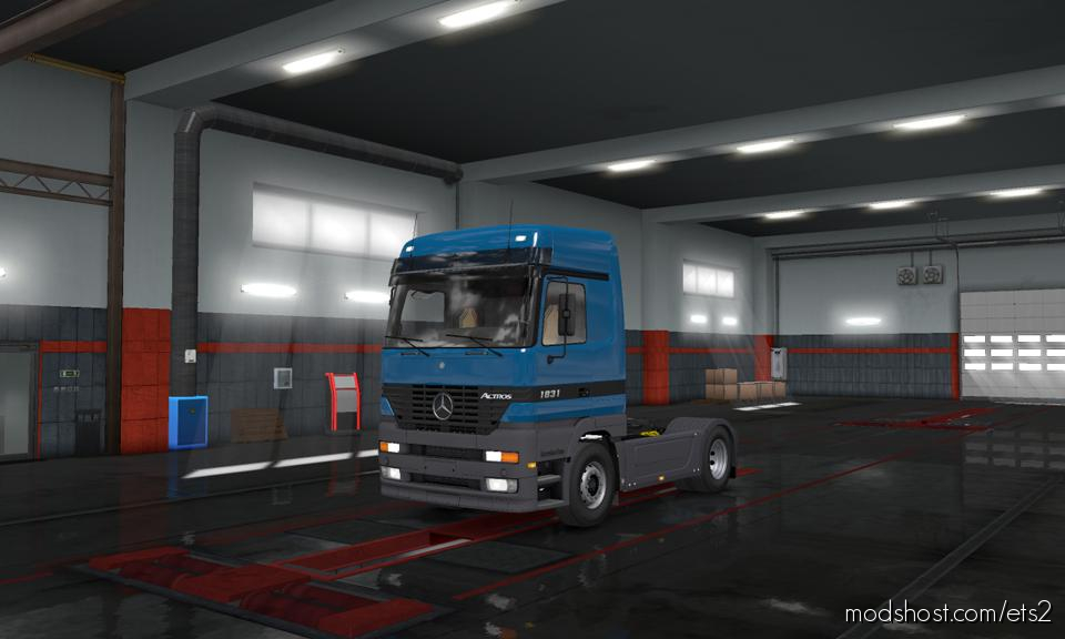 ETS2 Truck Mod: Mercedes-Benz Actros Mp1 1.35.X (Featured)