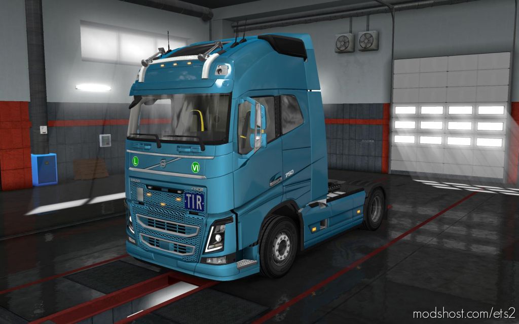 ETS2 Truck Mod: Volvo FH16 2012 Reworked V3.1.4 1.35 (Featured)