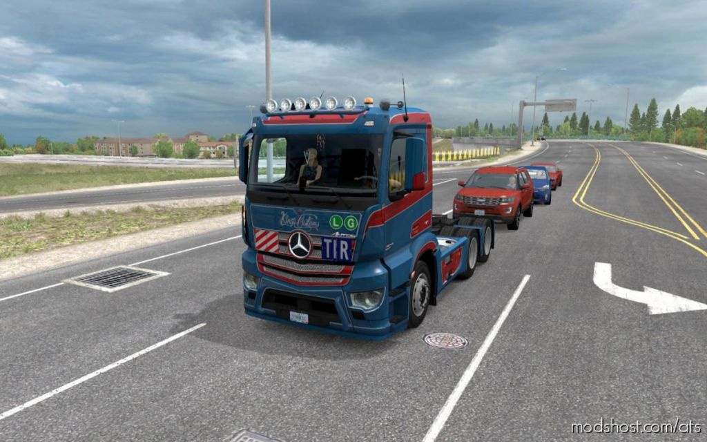 D3S Mercedes Antos 12 For Ats 1.32.X for American Truck Simulator