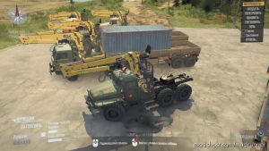 MudRunner Addon Mod: Manipulator With Tank For Default V1.1 (Image #2)