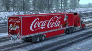 ATS Mod: Skin Coca Cola Christmas For Your Trailer And Trucks (Image #3)