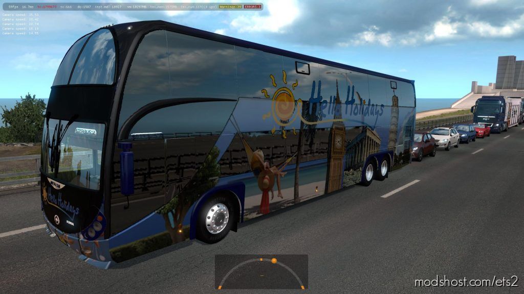Buses Of Argentinean Companies In Traffic 1.35.X for Euro Truck Simulator 2