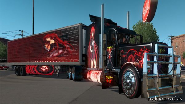 High School Dxd Anime Trailer’s And Truck Skin for American Truck Simulator