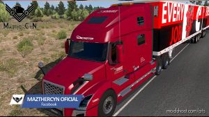 Skin Knight Transport Volvo Vnl 2018 for American Truck Simulator