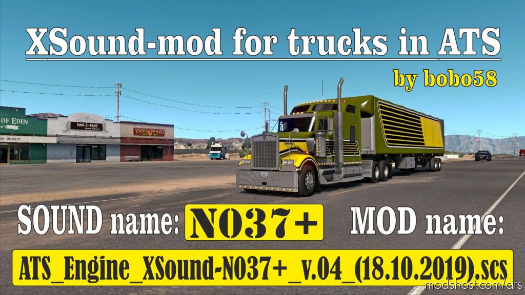 Ats Engine Xsound N037+1.35.X for American Truck Simulator
