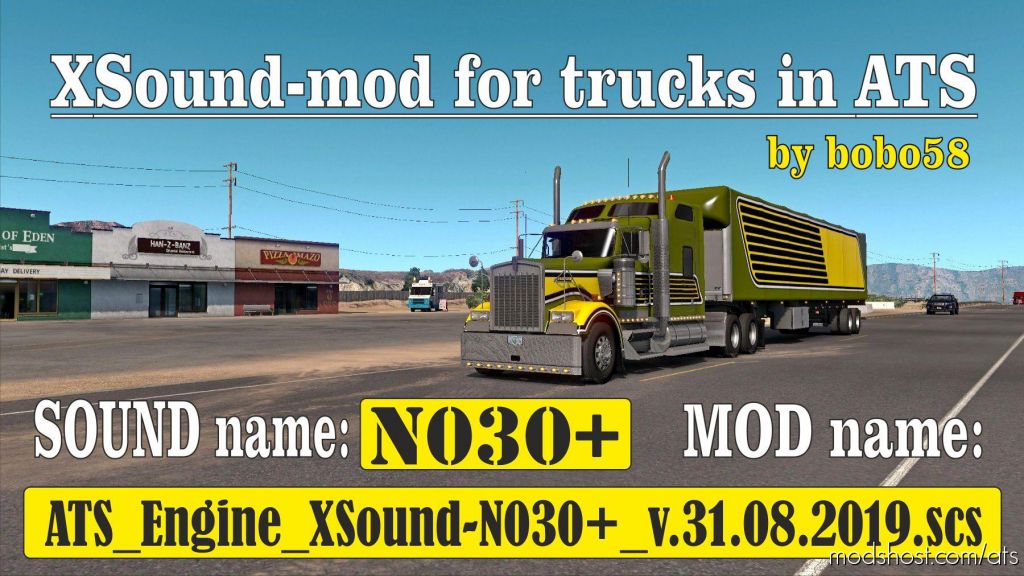 Ats Engine Xsound N030+1.35.X for American Truck Simulator